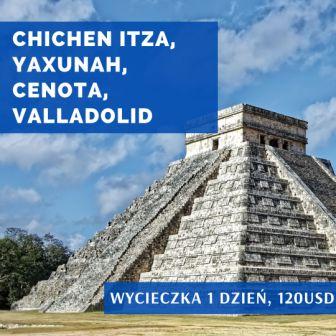 Meksyk wyceczka na Chichen Itza, cenotę i Valladolid